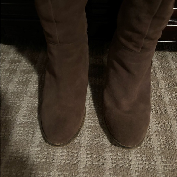 Sbicca suede OTK boots size 9 taupe - Picture 5 of 10